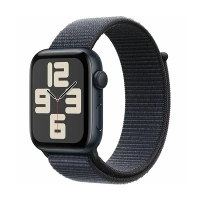 Imagen de Apple Watch SE 2024 44mm Negro (Correa Nailon Negra)
