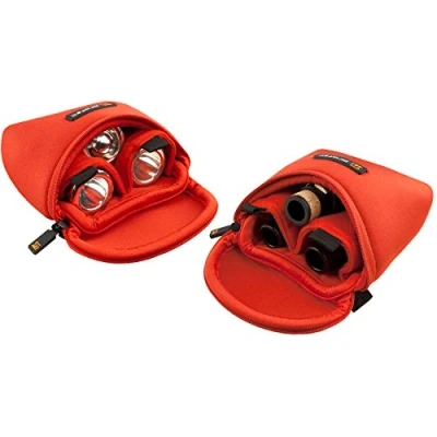 Imagen de Protec N265RX Bolsa para 3 boquillas de trombón (neopreno), color rojo