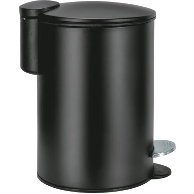Imagen de Kleine Wolke Cúbico Papelera cosmética, Acero Inoxidable, Negro, Eimer 3 L