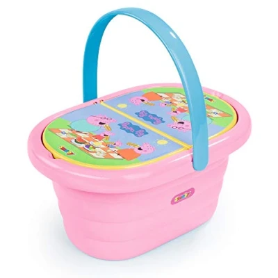 Imagen de Smoby 310589 Cesta Picnic Peppa Pig, Color Rosa, 21 Accesorios