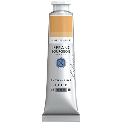 Imagen de Lefranc Bourgeois Óleo Extra Fino 40ml Tubo de pintura, Amarillo Nápoles