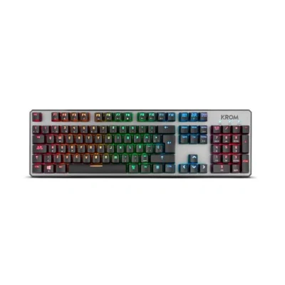 Imagen de KROM Teclado Gaming Kernel NXKROMKRNL mecanico numerico, iluminacion LED RGB, 9 Efectos iluminacion, silencioso, Layout Español