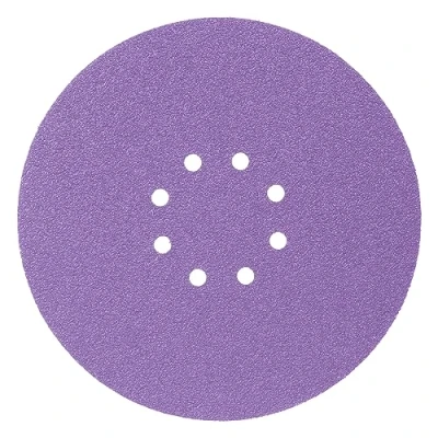 Imagen de Trend Discos de lija circonio 225 mm para lijadora órbital aleatoria, grano 40, AB/225/40Z, paquete 10