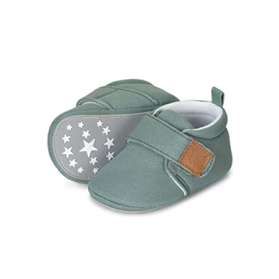Imagen de Sterntaler Zapatillas de Gateo para bebé, Mocasín Plano Unisex, Verde, 17/18 (6 12 Months)