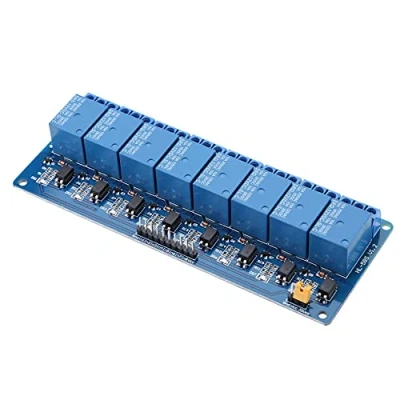 Imagen de Módulo de relé activación bajo nivel 8 canales con optoacoplador(12V)