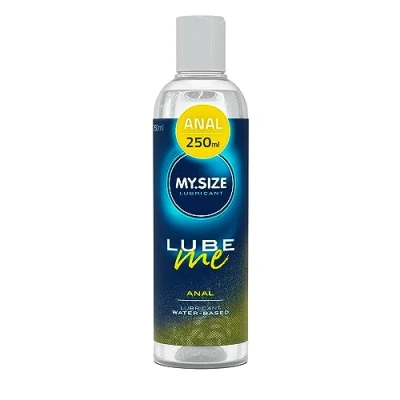 Imagen de MY.SIZE Lube Me Premium lubricante Anal 250 ml I extra viscoso Gel a base de agua adecuado para juguetes y condones látex Lubricación