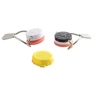 Imagen de Fackelmann Corchos herméticos para Botellas, 3 Piezas, plástico, Multicolor