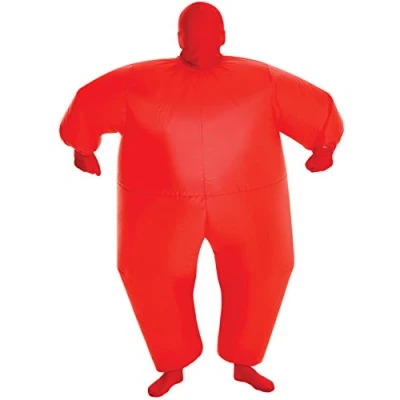 Imagen de Morph Divertido Disfraz Inflable Rojo Niños Una talla le queda a la mayoría