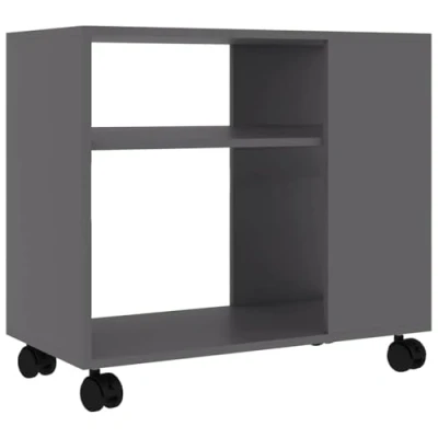 Imagen de vidaXL Mesa Auxiliar Salón Escritorio Estudio Ordenador Cocina Dormitorio Vestíbulo Comedor Entrada Recibidor Madera Contrachapada Gris