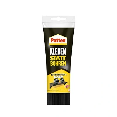 Imagen de Pattex adhesivo de montaje Pegado en lugar taladrado, fuerte potencia para una sujeción inmediata, 250 g construcción uso universal con alta resistencia final