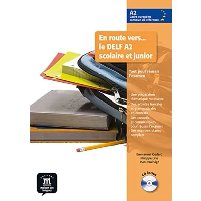 Imagen de En Route Vers: E Delf A2 Scolaire Et Junior Livre De Leleve