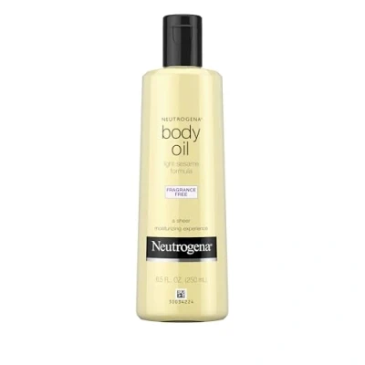 Imagen de Neutrogena Body Oil, Light Sesame Formula, Fragrance Free, 8.5 Ounce by
