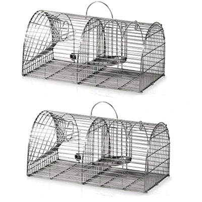 Imagen de Suinga Pack 2 x Jaula multicaptura departamentos 44 22 19 cm. Utilizada para Roedores