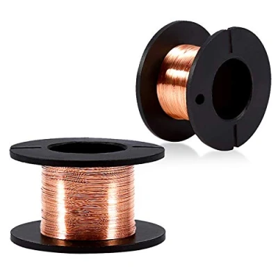 Imagen de alambre de cobre esmaltado, 5 piezas diámetro 0,1 mm, longitud 12 m, reparación esmaltado para placa base precisión