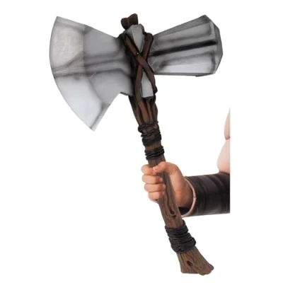 Imagen de Rubies Hacha Thor Stormbreaker para niños y niñas, Oficial Marvel Love &amp; Thunder, completar tu disfraz, cumpleaños carnaval (301249NS)