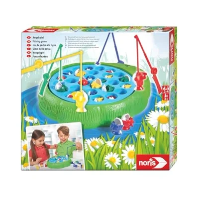 Imagen de noris 606062024 Juego de pesca, quien atrape primero todos los peces su color gana, para niños 3 años en adelante, colorido