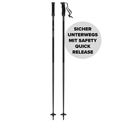Imagen de Atomic, 1 Par de bastones esquí All Mountain, Unisex, 125 cm, Aluminio, AMT SQS, Negro, AJ5005700125