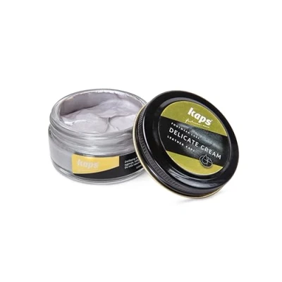Imagen de Kaps Crema para El Cuidado del Calzado, Intensivo Y Nutritivo Cuero, Delicate, 70 Colores (403 plata brillante)