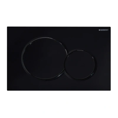Imagen de Geberit 115.770. DW. 5 Placa de accionamiento Sigma01, tirador plástico, negro azabache RAL9005