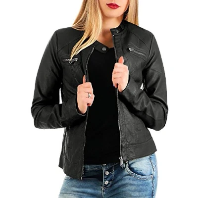 Imagen de ONLY Faux Leather Jacket ONLBANDIT Black 42 3
