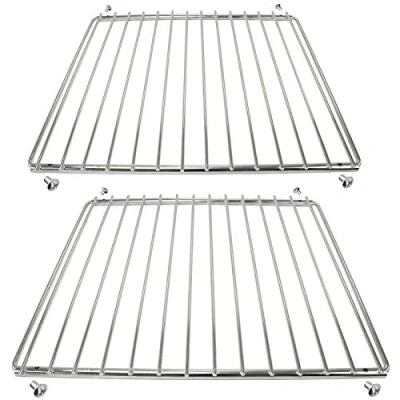 Imagen de Spares2go Bandeja universal de rejilla, ajustable, cromada para horno y grill (juego 2 unidades, 320 mm x 360 620 mm).