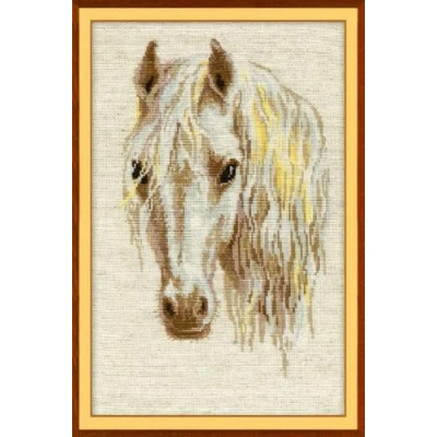 Imagen de Riolis Juego de Punto Cruz, diseño Caballo, Multicolor