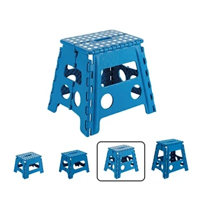 Imagen de ARREGUI TB 032 A Taburete Plegable Cocina o Baño Escalera Pequeña Infantil Banqueta Escalón para Adultos y Niños (hasta 150Kg) 32 cm de Altura Azul