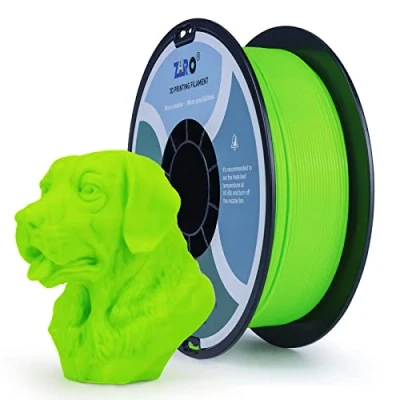 Imagen de ZIRO PETG 1.75mm Filamento, Filamentos Para Impresora 3D 1.75 1kg (2.2lb), Dimensiones Precisión +/ 0.03mm, Verde