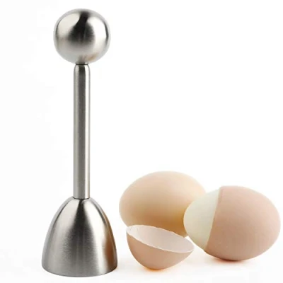 Imagen de Cortador de huevos duros y suaves, acero inoxidable, separador