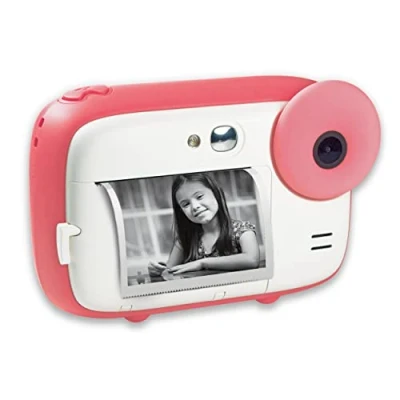 Imagen de Agfa Realikids Cámara instantánea (Incluye 3 Rollos de Papel térmico), Color Rosa