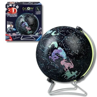 Imagen de Ravensburger 3D Puzzle Globo Estrellas Glow in the dark 190 piezas