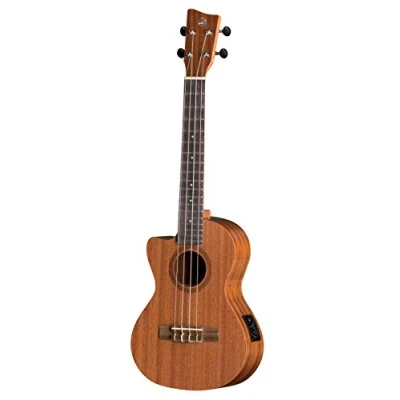 Imagen de GEWA Manoa K TE LH CE Leftahnd Sapelli Ukelele eléctrico (con funda), color mate