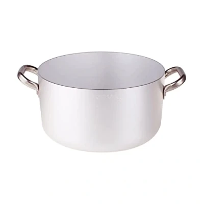 Imagen de Agnelli ALMA10426 Cacerola Alta con 2 Asas de Acero, Aluminio Profesional 3 mm, diámetro 26 cm