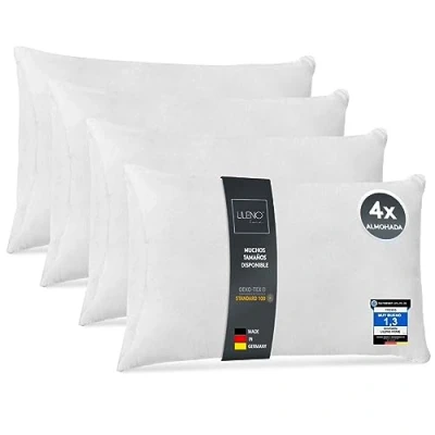 Imagen de LILENO HOME Lote de 4 Relleno Cojín 30x50 cm Interior Lavable a 40C Apto para Personas Alérgicas poliéster Inlet sofá Cóctel y Almohada