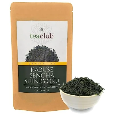 Imagen de Té verde Sencha First Flush Kabusecha Loose 500g, Japón Kabuse Shinryoku, japonés TeaClub
