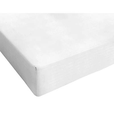 Imagen de Italian Bed Linen Sàbana con angulos de 25cm MAX Color, Blanco, Doble pequeño