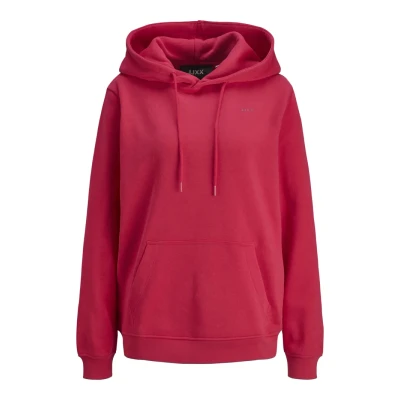 Imagen de jjxx Jxabbie Every Jersey con capucha, Mujer, Talla: XS, Barberry print red bud logo