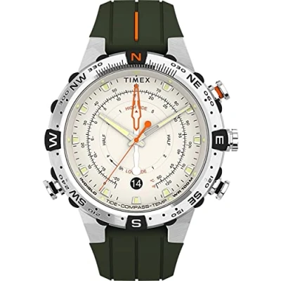 Imagen de Timex Reloj analógico para Hombre de Cuarzo con Correa en Silicona TW2V22200
