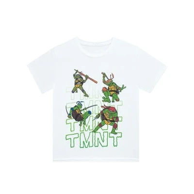 Imagen de Camiseta de Las Tortugas Ninja Mutantes Adolescentes película para niños TMNT 9 11 Anos Mercancía Oficial