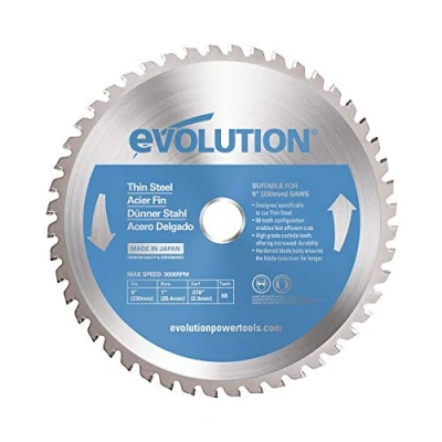 Imagen de Evolution Power Tools acero inoxidable corte hoja de sierra, 230BLADETS