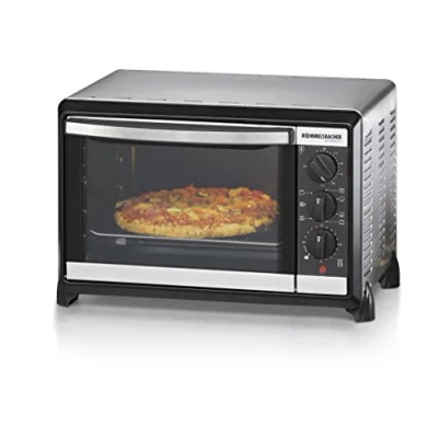 Imagen de Rommelsbacher BG 1055/E Horno 1050 W, 43 x 33.5 28 cm, acero inoxidable, color negro