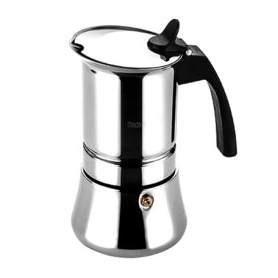 Imagen de Fagor Etnica Cafetera Italiana, Inducción, Acero Inoxidable 18/10, Express, 6 Tazas Café, Apta para todas las Cocinas, Vitrocerámica, Gas, Eléctrica, Junta de Cierre Silicona Gran Durabilidad