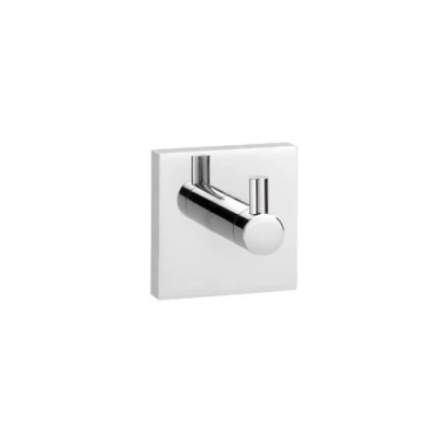 Imagen de Croydex Flexi Fix Chester Gancho para Bata, Zinc, 54 x 47mm
