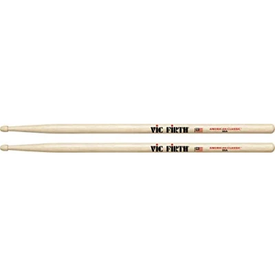 Imagen de Vic Firth American Classic 55A Baquetas, Nogal Americano, Punta de Madera