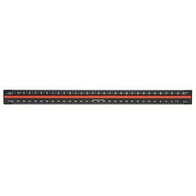 Imagen de Linex Regla de aluminio con código color Escala 1.1 a 1 2500