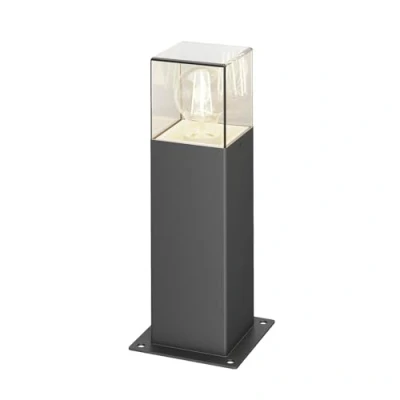 Imagen de Lámpara para exterior &#039;Keke&#039; (Moderno) en Negro hecho de Aluminio (1 llama, E27) Lucande iluminación senderos, baliza, farola