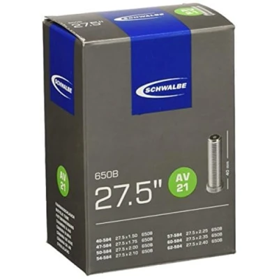 Imagen de SCHWALBE Cámara 26 x 7/8 1.00, válvula Schrader (Gorda), 40 mm, Unisex Adulto, 26x7/8 1.00&#039;&#039; 20/25 590 AV 40mm, Nr. 12B Zoll (18/25 590)