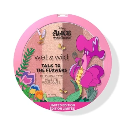 Imagen de Wet n Wild Alice nel Paese delle Meraviglie &#039;Talk to the Flowers&#039;, Palette di Fard per Viso in 4 Tonalità Vellutate e Miscelabili, Formula a Lunga Durata