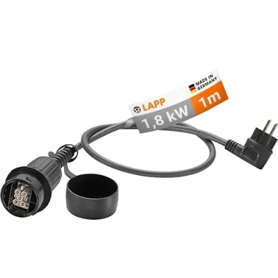 Imagen de Lapp Mobility Adaptador de Carga con Contacto protección / 1,8 kW 8A Tipo 2 para una sin complicaciones en casa o la Carretera
