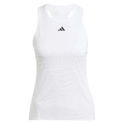 Imagen de adidas Performance CLUB Graph TANK Top, Mujer, Talla: Medium, White/dash grey